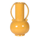 Mustard Cylinder VaseVintage Frog C/H