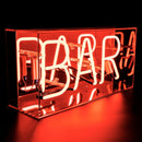 Neon 'BAR' Sign Housed In Acrylic Box - Neon LightVintage FrogLighting