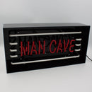 Neon 'Man Cave' Sign Housed In Acrylic Box - Neon LightVintage FrogLighting