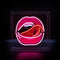 Neon Mouth Licking Lips Sign Housed In Acrylic Box - Neon LightVintage FrogLighting