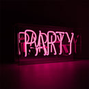 Neon 'PARTY' Sign Housed In Acrylic Box - Neon LightVintage Frog L/MLighting