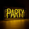 Neon 'PARTY' Sign Housed In Acrylic Box - Neon LightVintage Frog L/MLighting