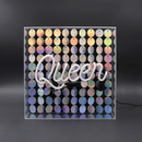 Neon 'QUEEN' Sign Housed In Acrylic Box - Neon LightVintage FrogLighting
