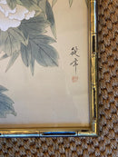 Oriental Embroidered Silk Picture Framed In a Gold Bamboo Effect Frame (2 of 3)Vintage FrogFurniture
