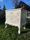 Oriental Style White Painted Bedside CabinetVintage Frog