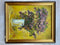 Original Vintage Floral Oil on Canvas Painting Still Life of FlowersVintage Frog