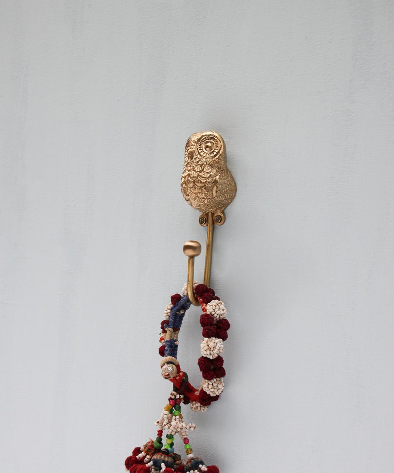 Owl Hook, Wall Mounted Brass Coat Hook DecorDoing GoodsHooks