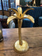 Pair of Gold Coloured Palm Tree Candle HoldersVintage FrogBrand New