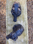 Pair of Victorian 19th Century Cast Iron Horse Head TethersVintage FrogFurniture