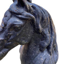 Pair of Victorian 19th Century Cast Iron Horse Head TethersVintage FrogFurniture
