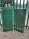 Pair of Vintage Green Painted French Window ShuttersVintage Frog