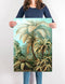 Palm Tree Poster Illustration by Ernst Haeckel Print On Canvas, Wall Hanging Decor PictureVintage FrogPictures & Prints