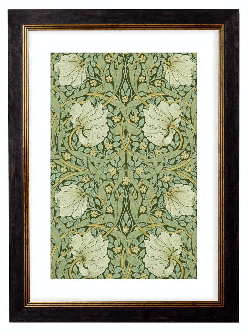 Pimpernel - William Morris Pattern Artwork Print. Framed Wall Art PictureVintage Frog T/APictures & Prints