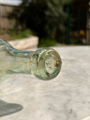 Plain Antique Aqua Blue Bottle - Vintage Glass BottleVintage FrogBottle