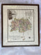Reproduction Framed Print Of a Map of WiltshireVintage Frog
