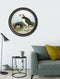 Round Framed Audubon's Puffin Print - Referenced From 1838 Hand Coloured Aubudon PrintVintage Frog T/APictures & Prints