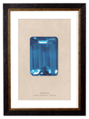 Sapphire Crystal Gemstone Artwork Print. Framed Healing Crystal Wall Art PictureVintage Frog T/APictures & Prints