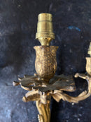 Set of Four 20th Century French Rocaille Style Brass Wall Light SconcesVintage FrogFurniture
