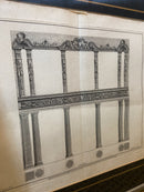 Set of Three Architectural lithograph PrintsVintage FrogVintage Item
