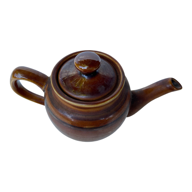 Small Brown Vintage Glazed TeapotVintage Frog