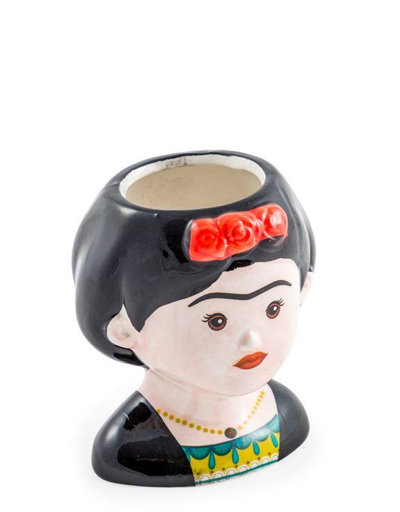 Small Frida Kahlo Figure Ceramic Pen / Paint Brush Pot Vase, Desk TidyVintage FrogBrand New