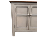Small Grey Taupe Ercol Cupboard Cabinet SideboardVintage FrogHand Painted Furniture
