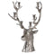 Small Nickel Silver Colour Reindeer CandleholderVintage FrogCandle Holder