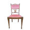 Small Pink Upholstered Edwardian Single ChairVintage Frog