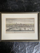 Small Vintage Framed Etching of Newcastle PictureVintage FrogDecor