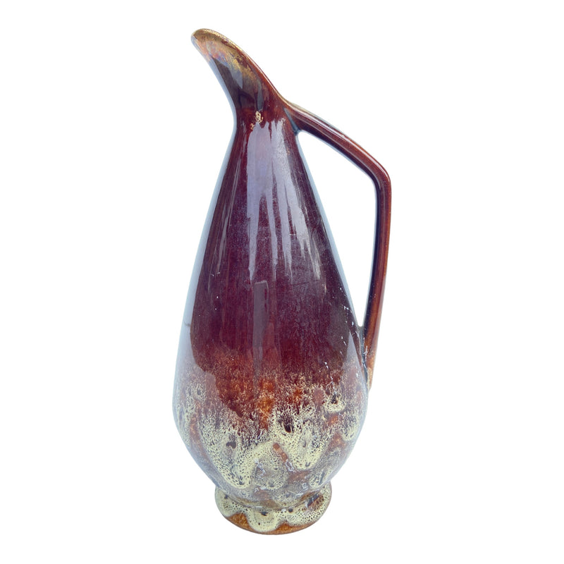 Small Vintage German Glazed Jug Pitcher VaseVintage Frog