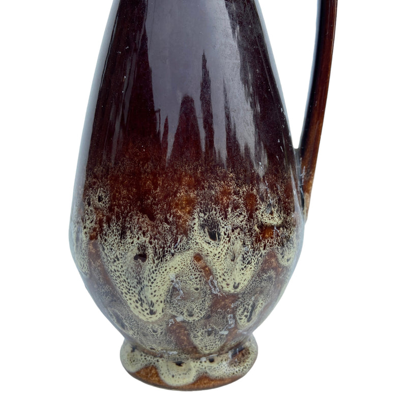 Small Vintage German Glazed Jug Pitcher VaseVintage Frog