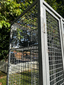 Steel Wire Framed Industrial Lockers / Hall RobeVintage FrogFurniture