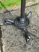 Tall Cast Metal Ornate Standard Lamp On Claw Feet (1 of 2)Vintage FrogFurniture
