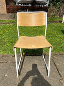 VG&P Bistro Ply Seat Dining Kitchen Chairs With Coloured Metal Frames (Verygoodandproper Chairs)Vintage FrogFurniture
