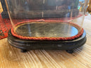 Victorian Glass Display Dome With Wooden BaseVintage FrogFurniture