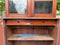 Victorian Library Glazed Bookcase CabinetVintage Frog
