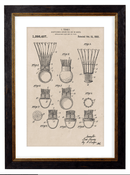 Victorian Patent Designs, Prints of Vintage Blueprints - 1900s Artwork Print. Framed Wall Art PictureVintage Frog T/APictures & Prints