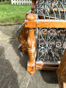 Victorian Style Ornamental Bird Cage, With Intricate MetalworkVintage FrogFurniture