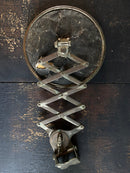 Vintage Adjustable Telescopic Shaving Mirror With Bevelled EdgeVintage Frog