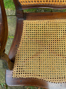 Vintage Cane Back and Seat Solid Wood Framed Occasional Armchair (2 of 2)Vintage FrogFurniture