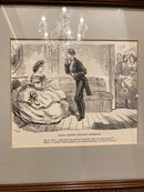 Vintage Framed ReproductionVictorian Story Illustrations Wall Art Picture PrintVintage FrogVintage Art