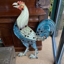 Vintage French Cockerel / Chicken Tin Game / SignVintage FrogVintage Item