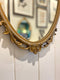 Vintage Gold Gilt Ornate Oval MirrorVintage Frog
