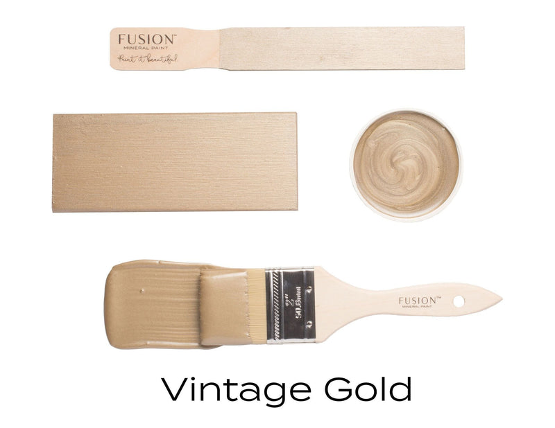 Vintage Gold, Metallic Fusion Mineral PaintFusion™Paint