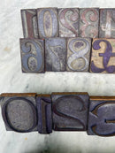 Vintage Letterpress Number and Weight Symbol Printing BlocksVintage Frog