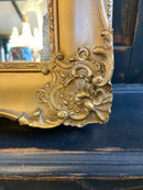 Vintage Ornate French Gilt Deep Framed Wall MirrorVintage Frog