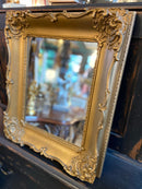 Vintage Ornate French Gilt Deep Framed Wall MirrorVintage Frog