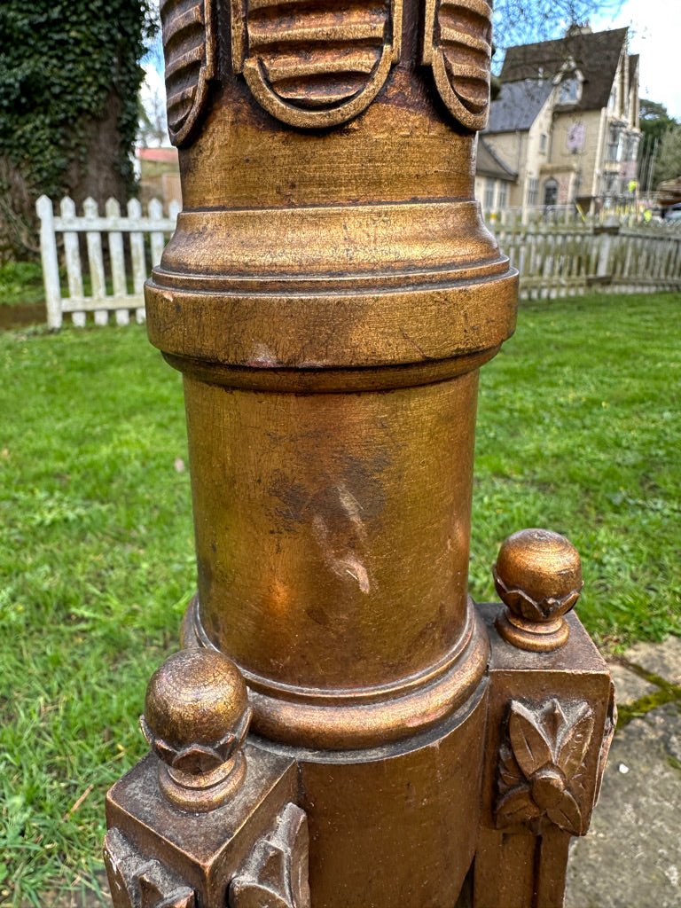 Vintage Ornate Tall Gilt Gold Torchère Candle Stick / Plant StandVintage FrogFurniture
