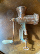 Vintage Swedish 1930's Meat Grinder Kitchen Accessory With Table Mount and Copper Effect Finish, KitchenaliaVintage FrogFurniture