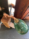 Vintage Wooden Plane Converted into Table Lamp. With Enamel Shade & Copper PipingVintage Frog